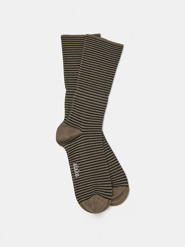 Cotton stripe socks