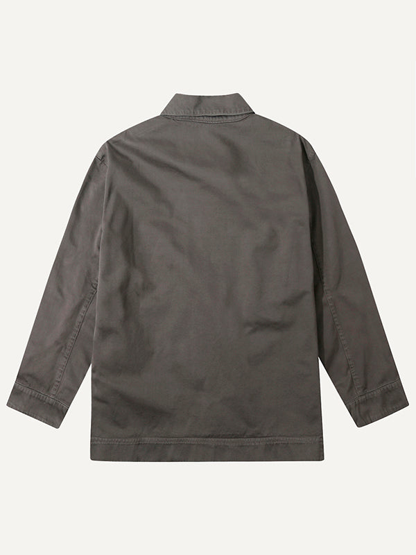 Gabardine work jacket in grey