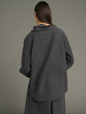 Laila - Oversized washed silk Blouse