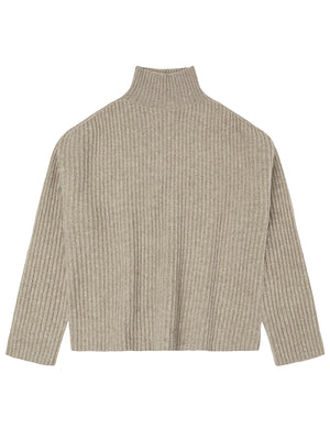 Lambswool rib Jumper