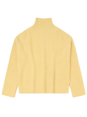 Lambswool rib Jumper