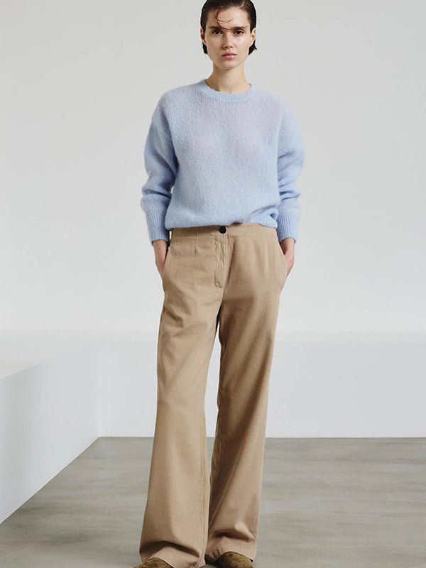Iconic trousers in brushed drill
