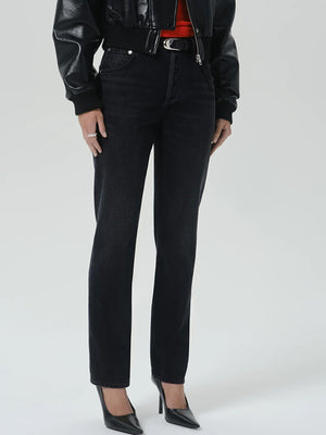 90's French High Rise Straight In Andreas