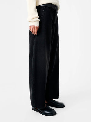 Chalco Denim Pant  in washed Black