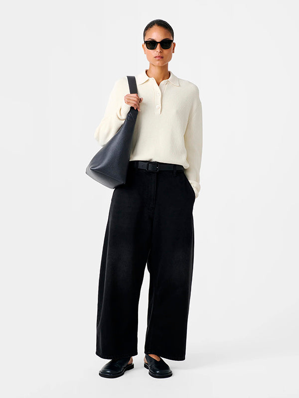 Chalco Denim Pant  in washed Black