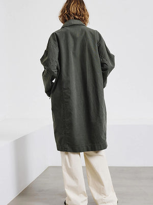 Cotton panama coat