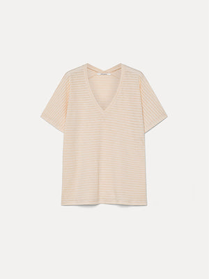 Linen T-shirt v-neck
