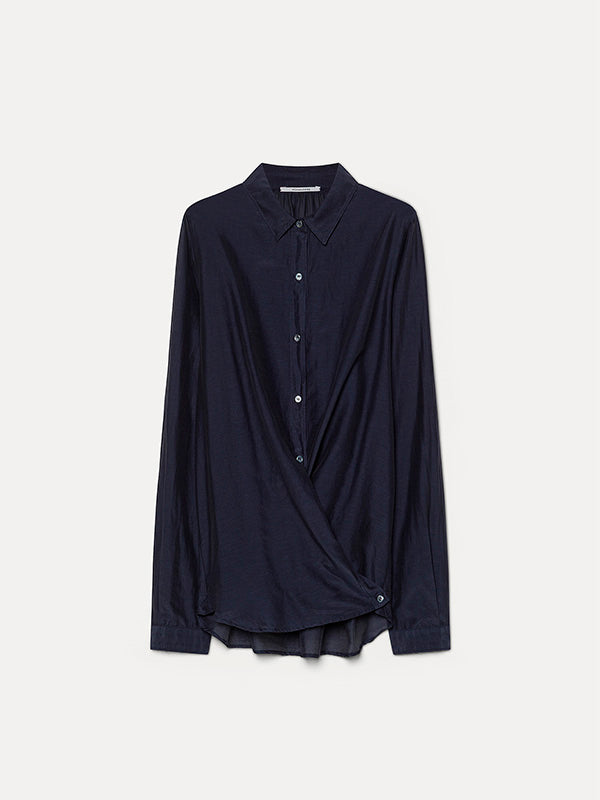 Cotton and silk muslin shirt