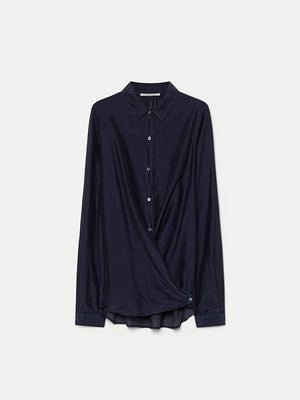 Cotton and silk muslin shirt