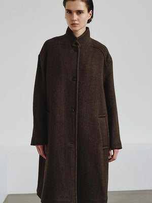 Double wool cotton coat
