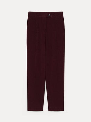 Trousers in fine-wale corduroy