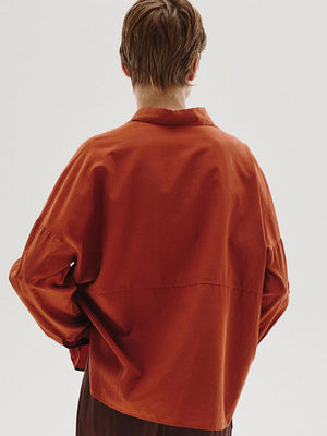 Habutai silk and cotton shirt