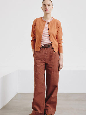 Cargo trousers in Forest Green