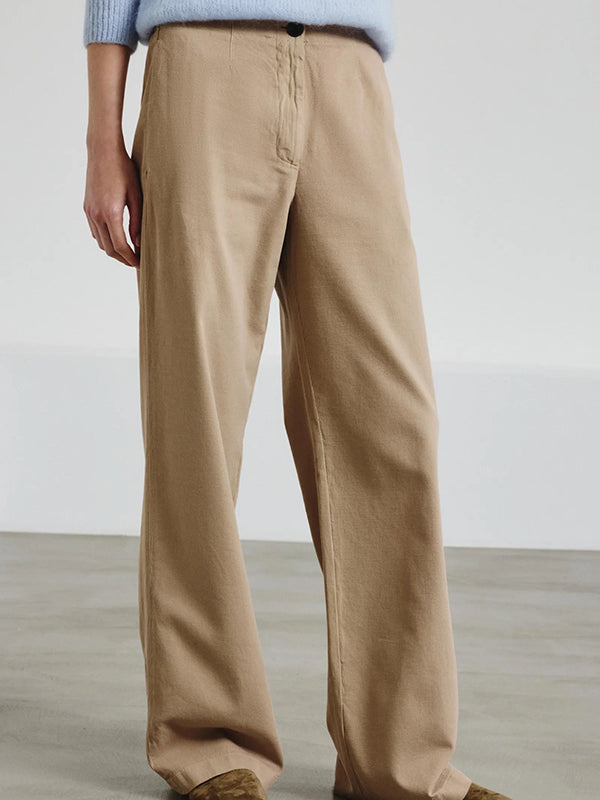 Iconic trousers in brushed drill