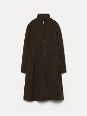 Double wool cotton coat