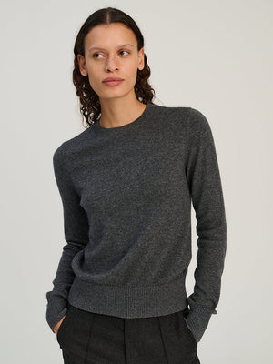 Crew - Wool Cashmere - Grey