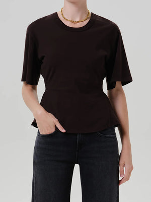 Rework Men's Tee in chocolate