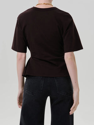 Rework Men's Tee in chocolate