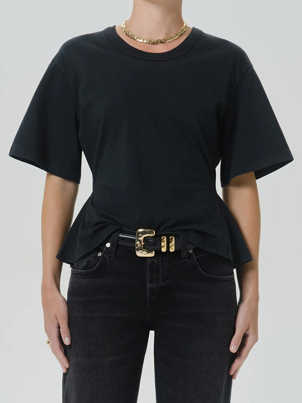 Rework Men's Tee in washed black