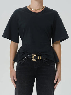 Rework Men's Tee in washed black