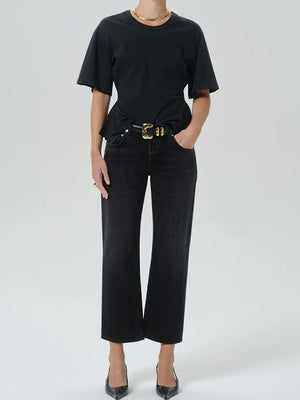 Rework Men's Tee in washed black
