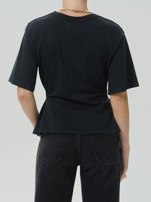 Rework Men's Tee in washed black