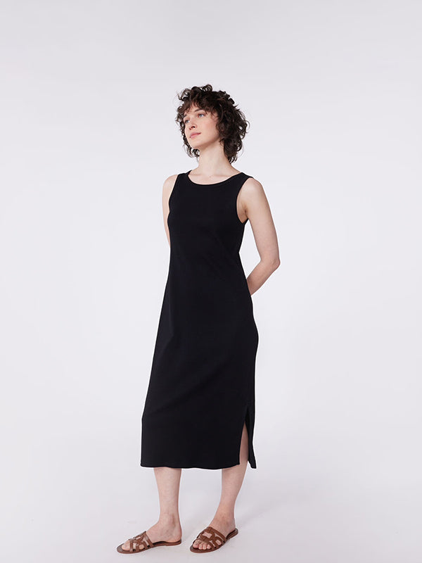 Long cotton tank dress