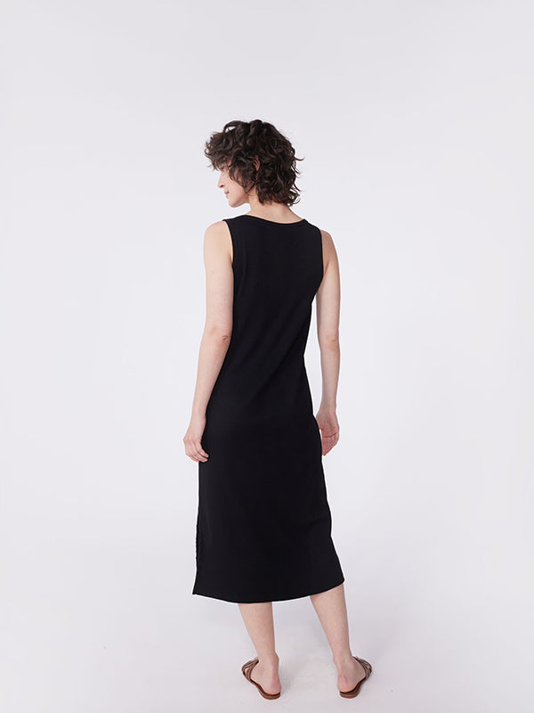 Long cotton tank dress