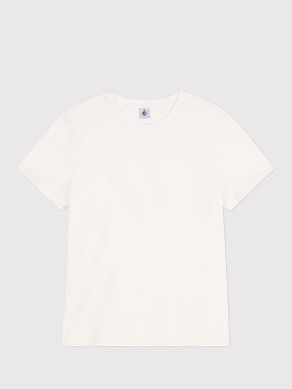 Plain cotton boxy T-shirt