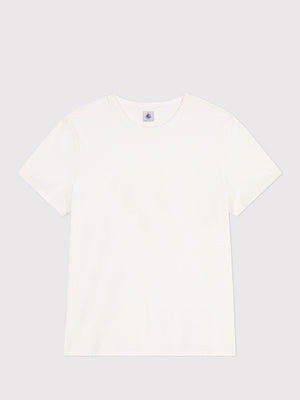 Plain cotton boxy T-shirt