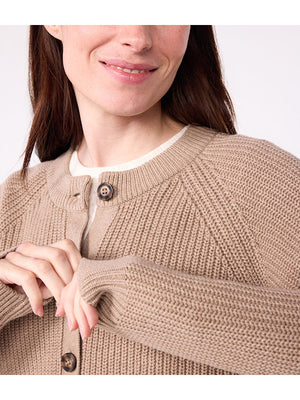 wool and cotton cardigan