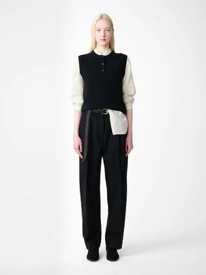 Aurel Knit Vest in black