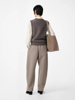 Aurel Knit Vest in Mouse
