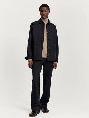 Dusty Shirt in Black Navy