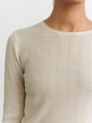 Rib blouse