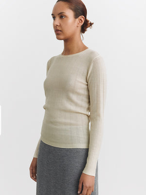Rib blouse