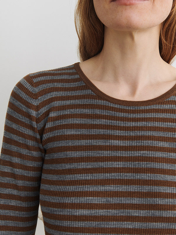 Thin Rib Blouse