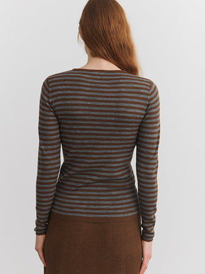 Thin Rib Blouse