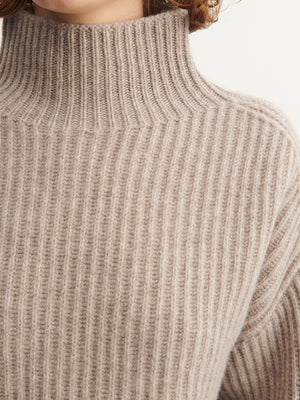 Lambswool rib Jumper