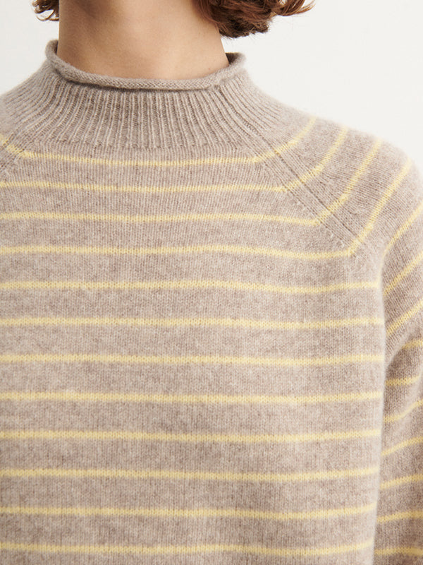 Lambswool Jumper in Grey
