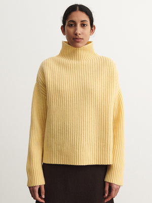 Lambswool rib Jumper
