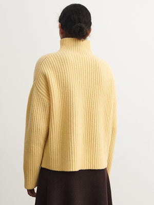 Lambswool rib Jumper