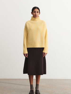 Lambswool rib Jumper