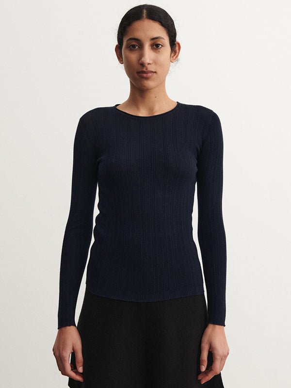 Rib Blouse
