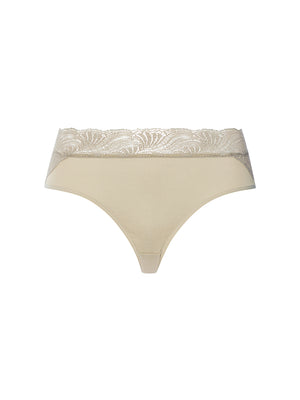 Cotton Delight midi brief in olive stem