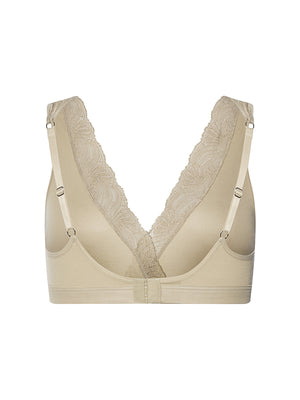 Cotton Delight Soft Cup Bra in Olive stem