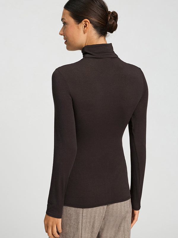 Ultralight Wool Turtle-Neck Shirt