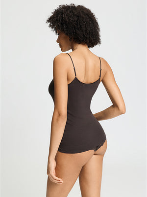 Cotton Seamless Top / Seasonal Colour Dark Mocha