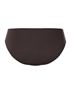 Cotton Seamless midi brief Seasonal colour / Dark Mocha