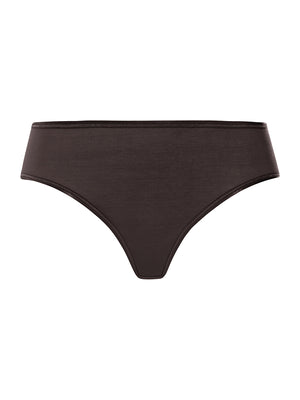 Cotton Seamless midi brief Seasonal colour / Dark Mocha